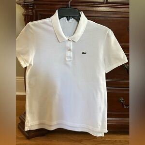 Lacoste  Classic White Polo